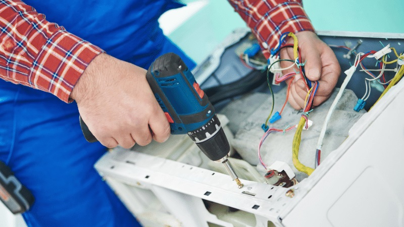 Yenimahalle Beko Beko çamaşır makinesi kart tamiri – Su almama arızası orijinal parça ile giderildi. - Teknik servis örneği